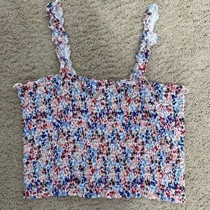 Old Navy Multicolor Smocked Top